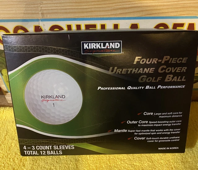 NEW! COSTCO KIRKLAND Signature Golf Balls Discontinued 4 piece
