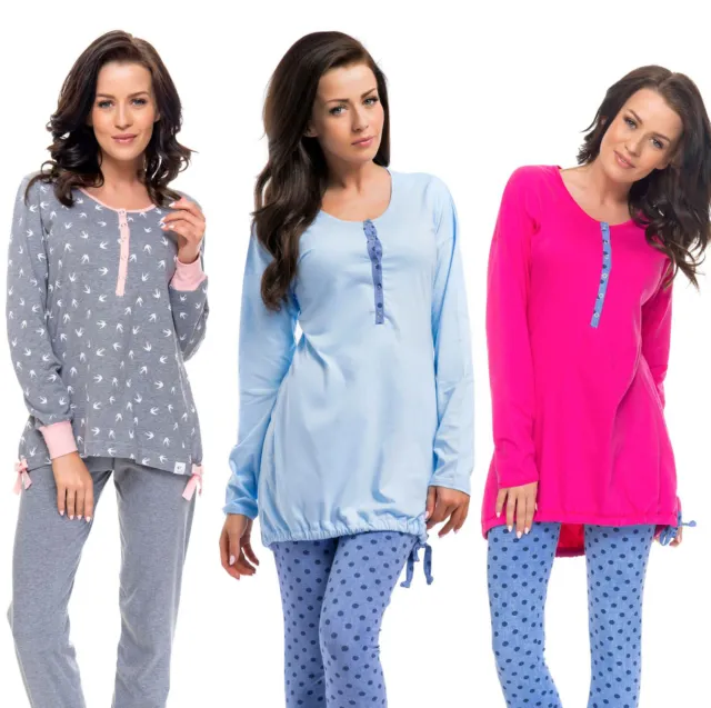 Stillpyjama Stillschlafanzug Umstandspyjama Baumwolle Mama Pyjama sets 5075