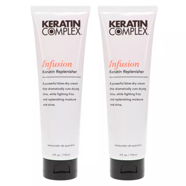2 x Keratin Complex • Infusion Therapy Keratin Replenisher • 4oz • New