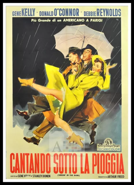 Singin' In The Rain Movie Poster A1 A2 A3