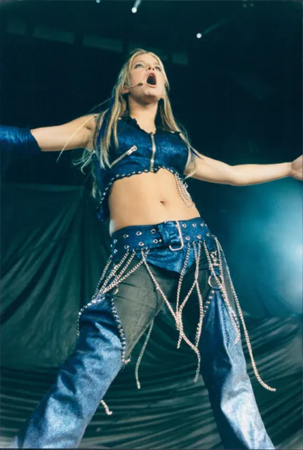 Jessica Simpson Sexy Outfit 8X10 Photo Printed From Original 35Mm Concert Slide