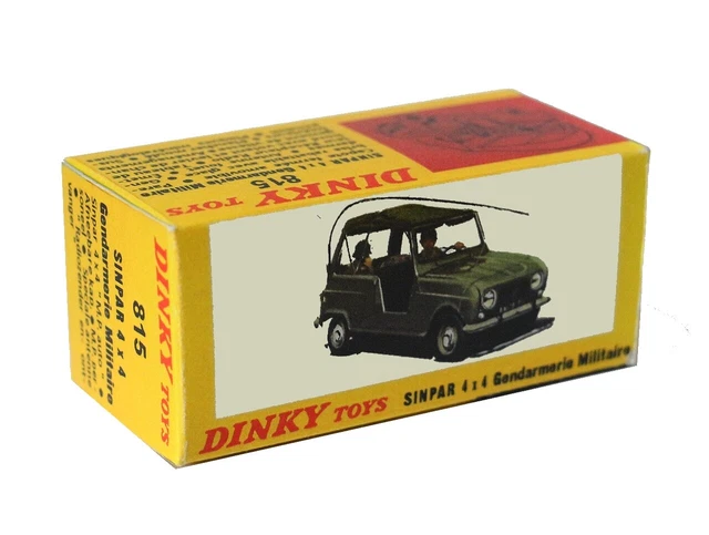 Boîte Vide Dinky Toys 815 – Renault Sinpar 4x4 Gendarmerie – Collection – Occasion