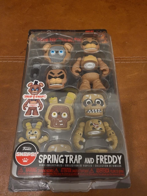 Spring Torap Toy FIVE NIGHT'S AT Freddy's Spring Trap & Freddy Snaps Figure Toy Playset ...