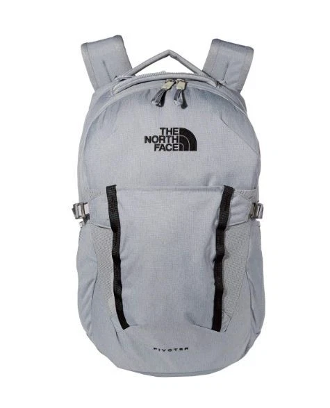 The North Face Pivoter Backpack - Mid Grey Dark Heather/tnf Black