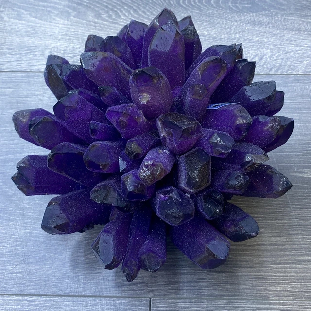 4710g New Find Amethyst Phantom Quartz Crystal Cluster Mineral Specimen Healing