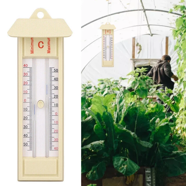 Brannan Max Min Thermometer Digital - Innen & Außen | Für Garten & Gewächshaus