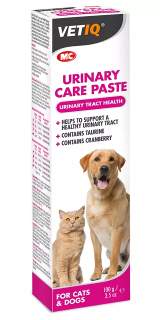Vet IQ Urinary Care Paste for Cats & Dogs 100g Mark and Chappell