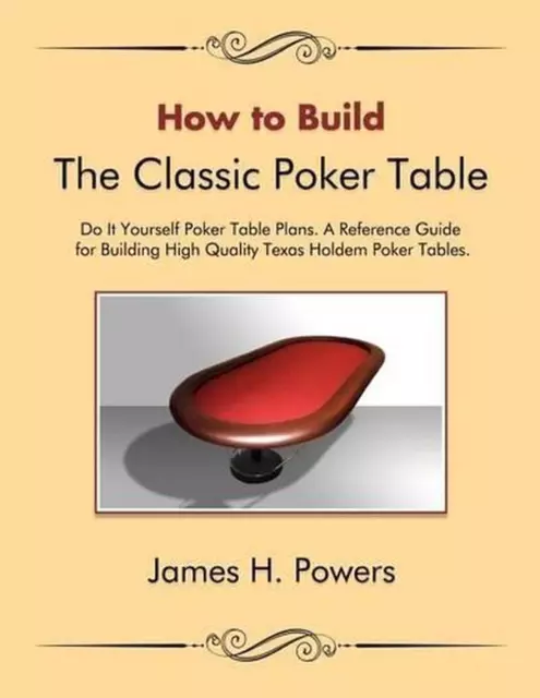 Wie man den klassischen Pokertisch baut Do it yourself Pokertisch Pläne: eine Referenz