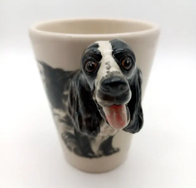 English Cocker Spaniel Coffee Mug Handmade by Blue Witch 3D Dog Mug