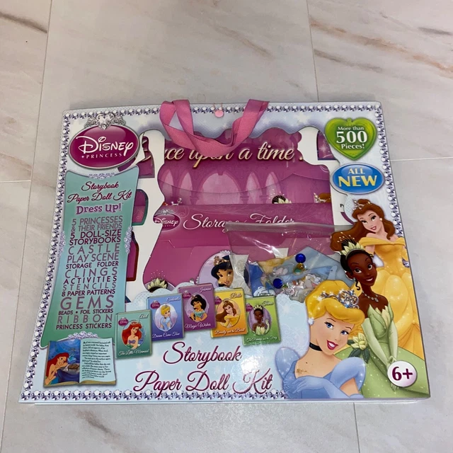 DISNEY PRINCESS STORYBOOK Paper Doll Kit £9.99 PicClick UK