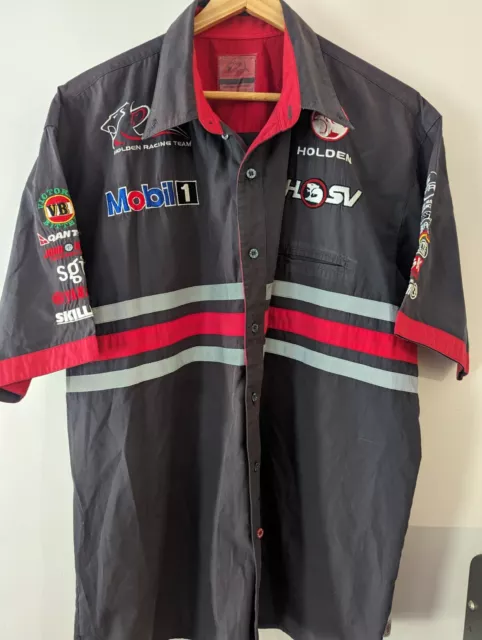 Holden Racing Team HRT HSV Men's  Short Sleeve Shirt Size M / L Embroidered