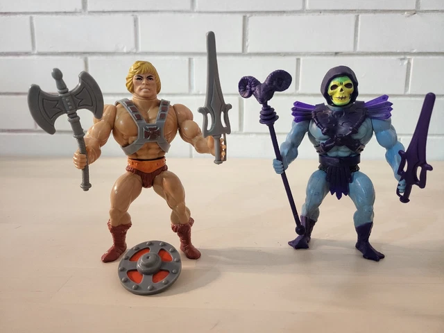 Lot Accessoires Masters Of The Universe Vintage - He-Man, Skeletor - Mattel 1981 - Excellent état