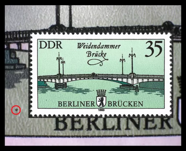 Historische Brücken in Berlin PF/DZ MNR 2974 postfrisch