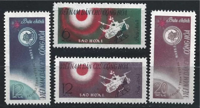 VIETNAM 1963 MiNr: 258 - 261 POSTFRISCH SPACE MARS I COSMOS KOSMOS