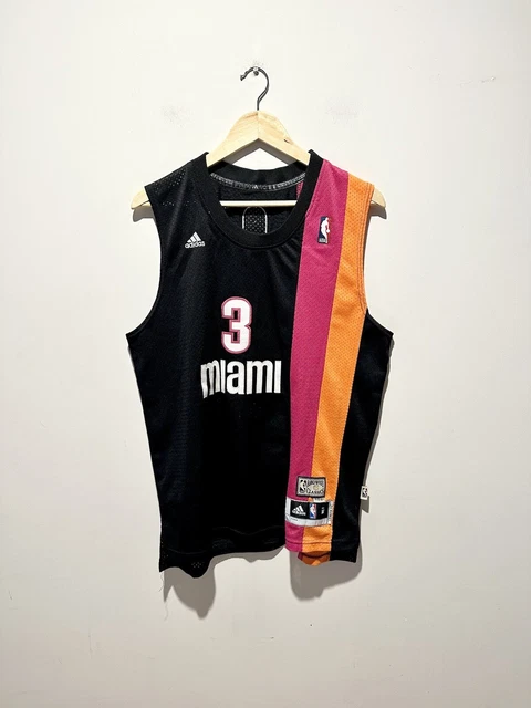 Mens Adidas Dwyane Wade #3 Miami Heat NBA Basketball Jersey