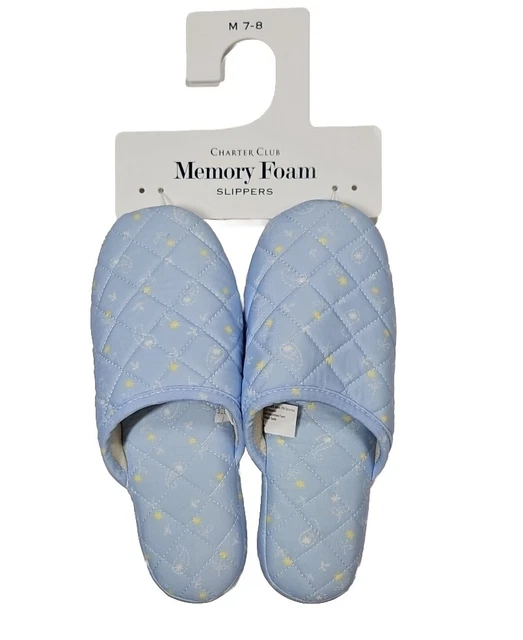 Charter club deals memory foam slippers