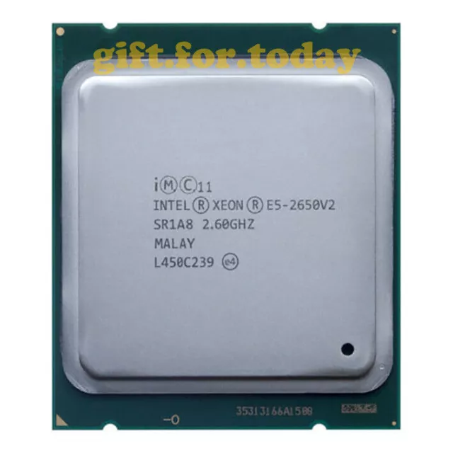 Intel Xeon E5-2650 V2 SR1A8 Socket 2011 CPU Processor 2.60GHz 8-Core 20MB 95 W