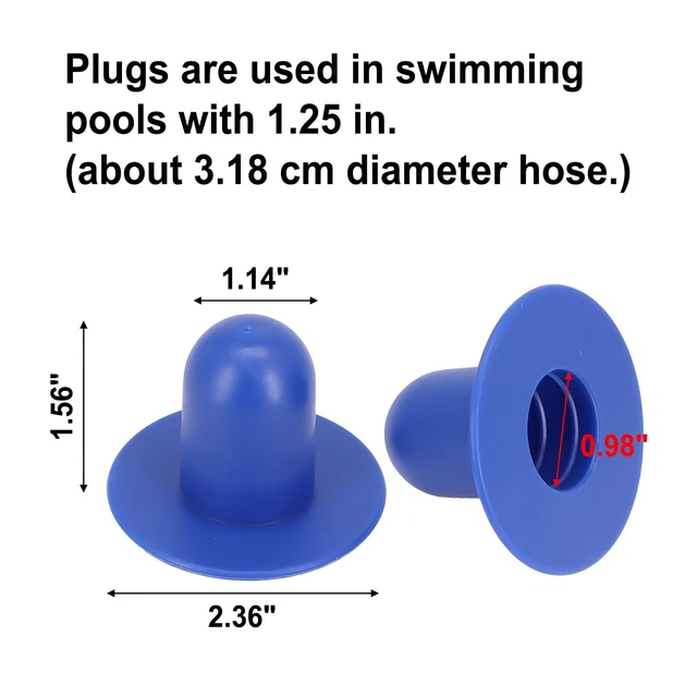 2 Pièces échelle Pare-Chocs Bouchons en Caoutchouc échelle de Piscine de Pare-Chocs en