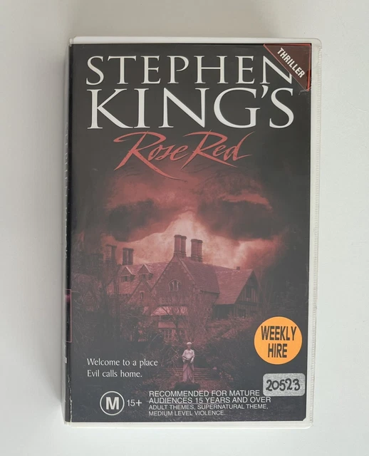 ROSE RED [VHS] Warner Big Box ExRental Video Tape Stephen King Horror