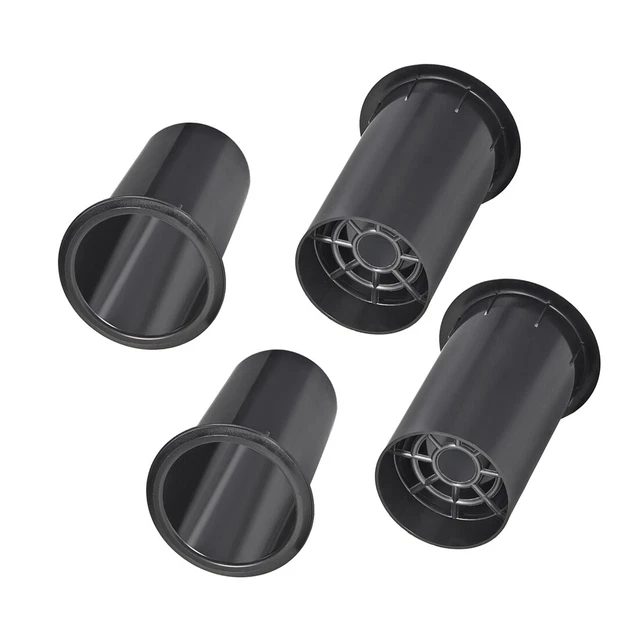 Tubo de Puerto de Altavoz de 64mm x 115mm, Tubo Reflejo de Bajo y Subwoofer 4uds