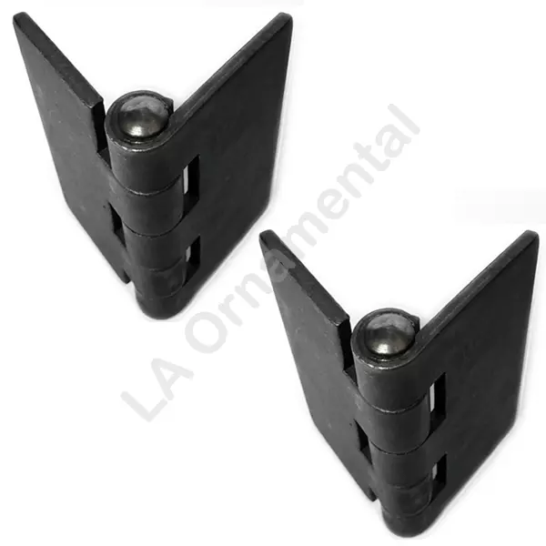 2 Heavy Duty Weldable 4" x 4" Gate Hinges Steel Butt Hinge Welding Gates Doors