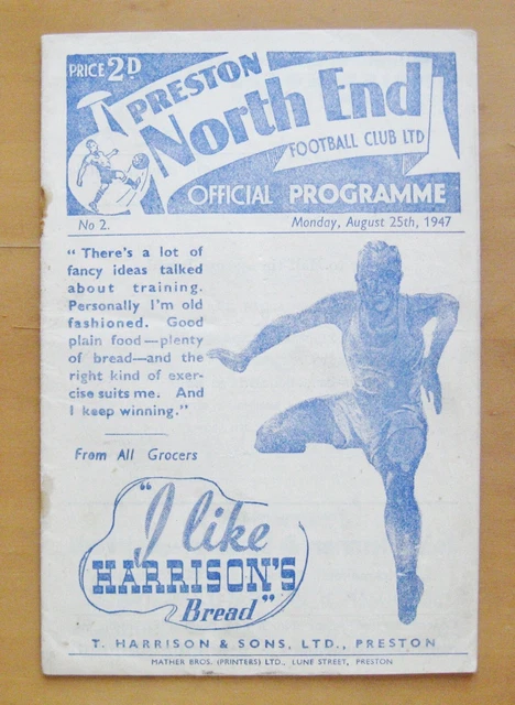 CHARLTON ATHLETIC v Bolton Wanderers 1948/1949 - Football
