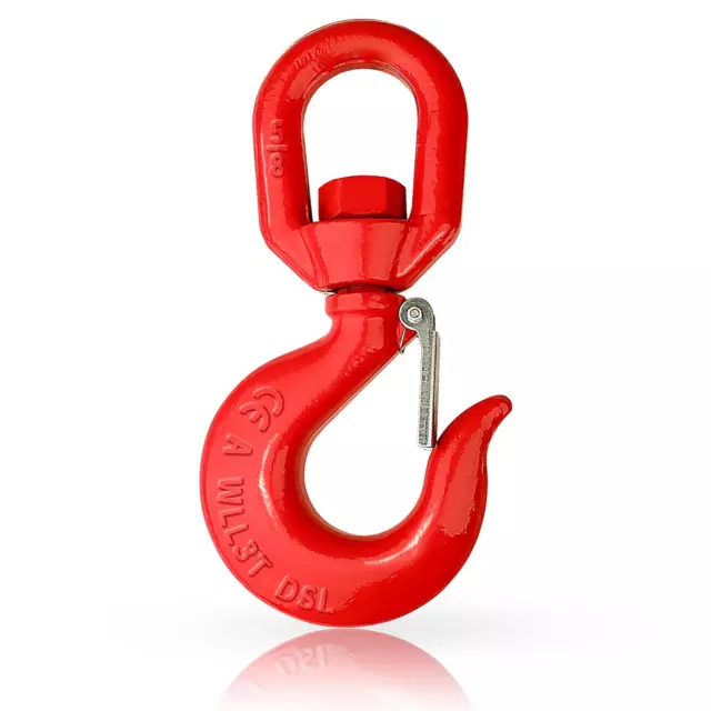 3 Ton Swivel Lifting Hook Heavy Duty Rigging Swivel Hook. G80 Crane Swivel Hook