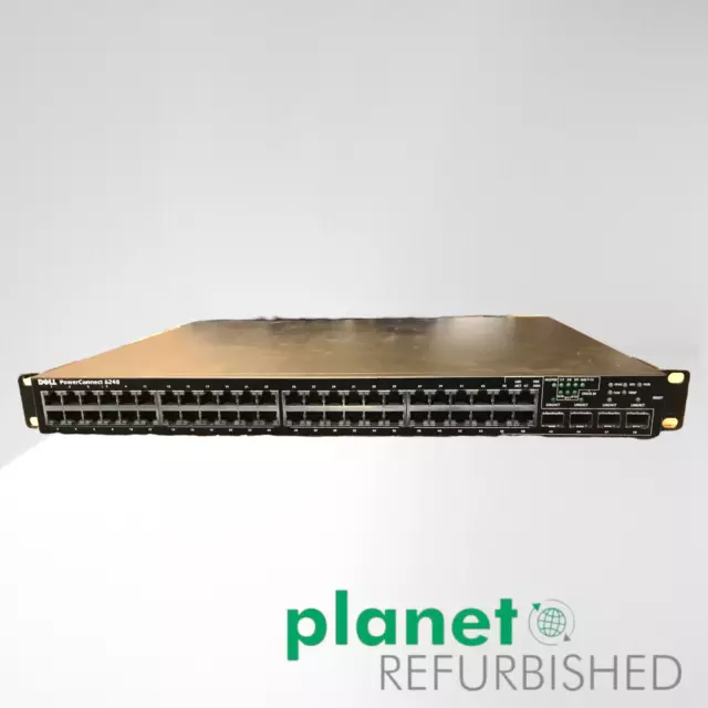 ✅ G1306 Dell PowerConnect 6248 Gigabit 48 ports Ethernet 3 couches...