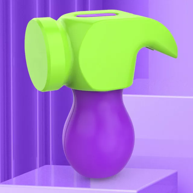 3D Gravity Luminous Radish Hammer Funny Massage Stick Antistress Toy Kid To YIUK