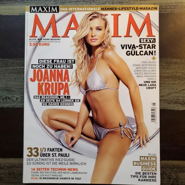♡ Maxim 05/2006, Joanna Krupa, Gülcan, Männermagazin, Style, Erotik, Zeitschrift