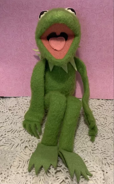 Kermit the Frog Fisher-Price 850 Jim Henson Muppets Doll Plush 1976 VINTAGE 19”