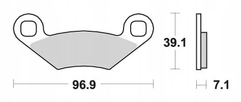 Bremsbeläge Kh159 Off-Road Sinter Gold Farbe Passend Für: Polaris 250/300/325/45