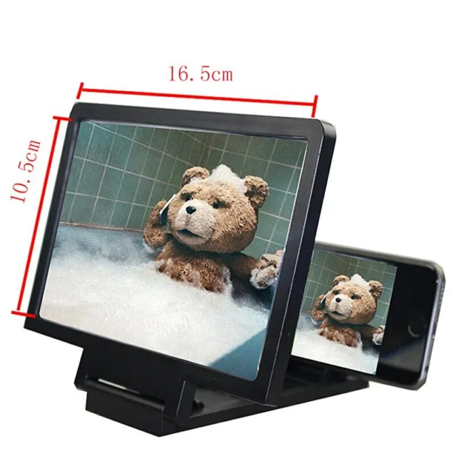 Top Handy Screen Magnifier 3D Phone Screen Amplifier Phone Video Enlarged Stand