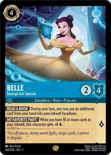 1x BELLE STRANGE BUT SPECIAL - Das erste Kapitel - Disney Lorcana AGB