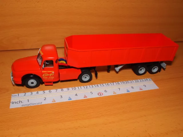 Willeme Lc610 Lc 610 T A.bonifay 1:43 Camion Truck & Trailer Ixo Semi Remorque