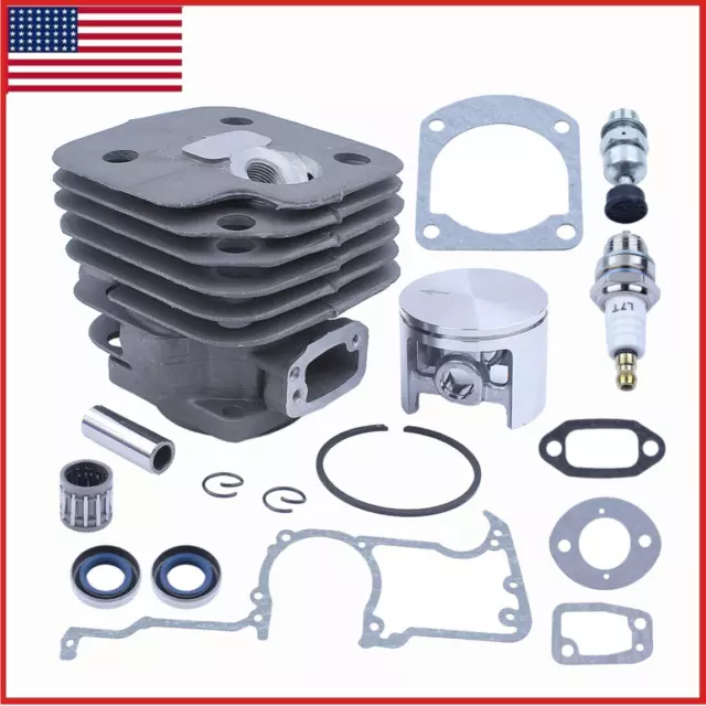 52mm Cylinder Piston Kit Big Bore for Husqvarna 272 272XP 268 w/ Gasket Oil Seal