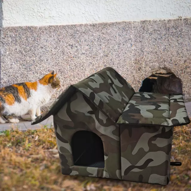 Puppy Tent House Waterproof Pet Shelter for Indoors Outdoors Cat Camping