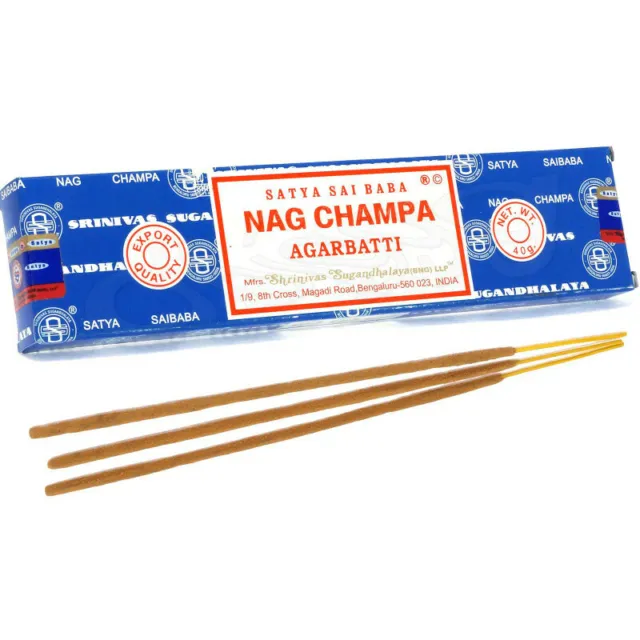 Satya Sai Baba Varillas de Incienso Nag Champa Agarbatti Palos De India