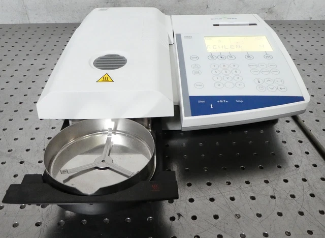 R186549 Mettler Toledo HR83-P Halogen Moisture Analyzer Max 81g d= 1mg