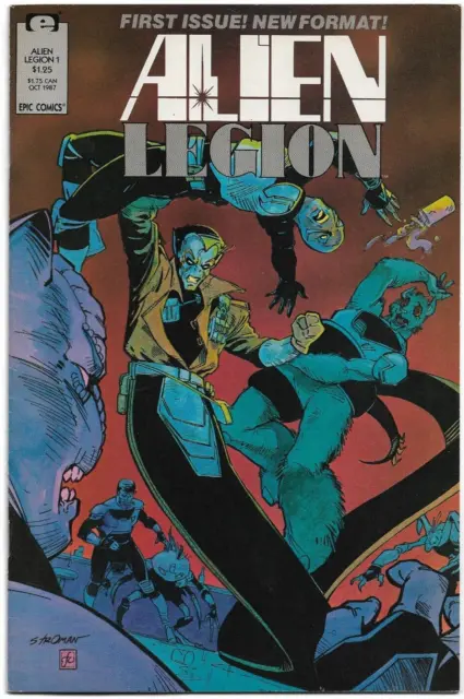 ALIEN LEGION#1 VF/NM 1987 (vol.2) MARVEL/EPIC COMICS