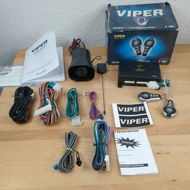 Viper 1002 (3102V) Car Alarm Vehicle Security System with Remote Transmitters
