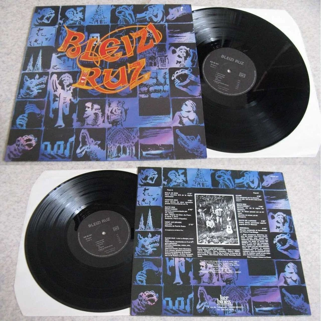 BLEIZI RUZ - S/T LP French Folk Rock Celtic Ker Blues 1980
