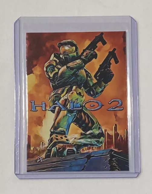 Halo 2 Limited Edition Artist Signed Game Cover Trading Card 5/10