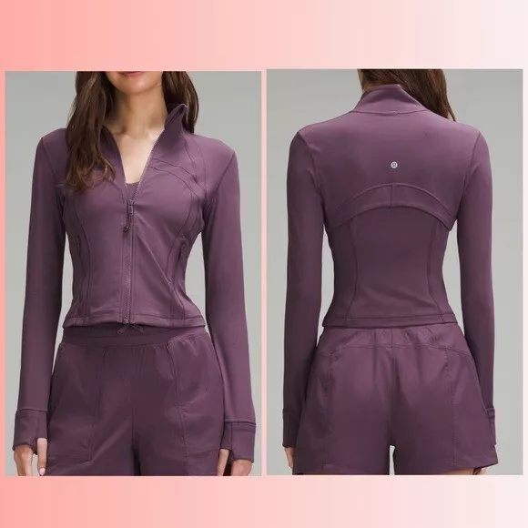 Lululemon Define Cropped Jacket Nulu Grape Thistle NWT SIZE 2 🍇