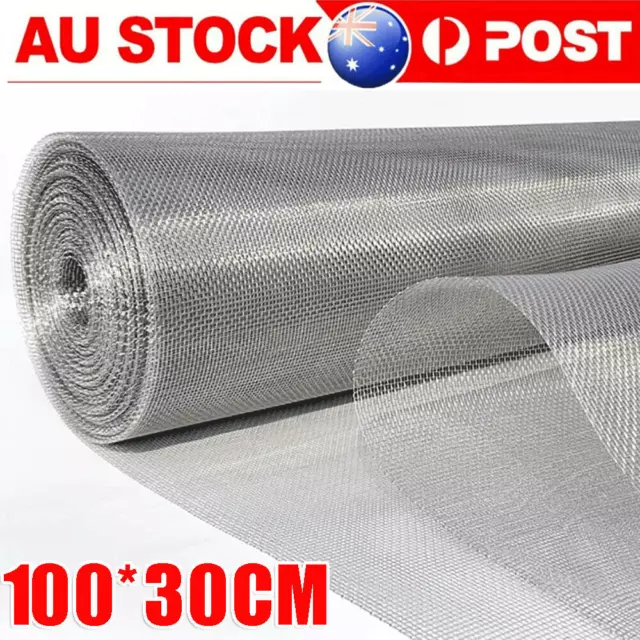 Stainless Steel Mesh Sheets Woven Fine Metal Wire Roll Filter Screen Insect Net