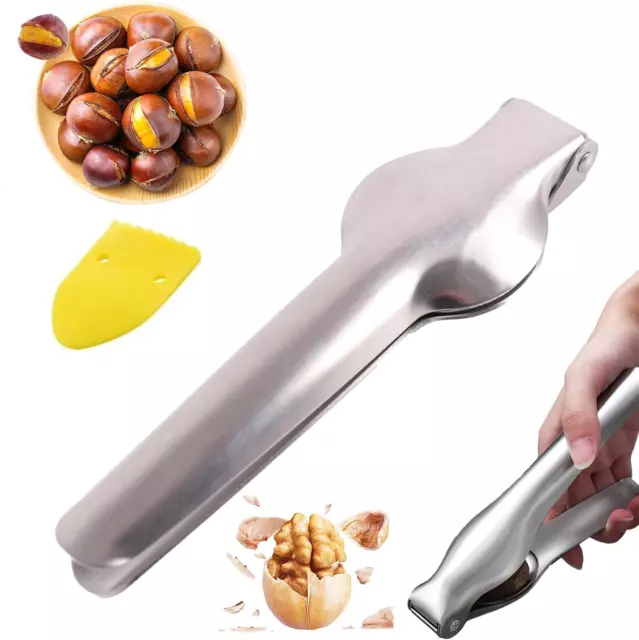 Inossidabile Taglia Castagne,Clip Di Castagno Pinza per Castagne,Schiaccia Casta