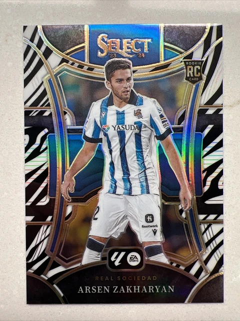 Zebra Select Rookie 2023/23 PANINI SELECT La Liga Arsen Zakharyan ZEBRA RC Rookie #180 17/ ...