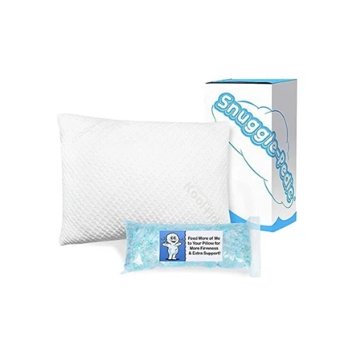 Snuggle-Pedic Shredded Memory Foam Pillow - the Original Cool Pillows for Side,