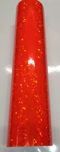 Fluorescent Red Crystal Film Sign Plotter Vinyl Film