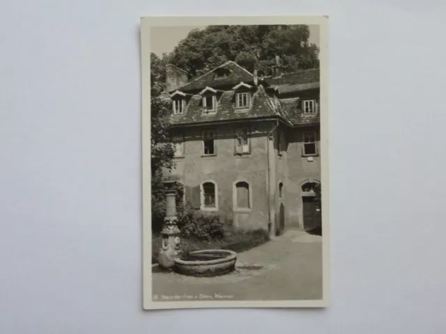 Alte Ansichtskarte Postkarte AK Weimar Haus der Frau von Stein